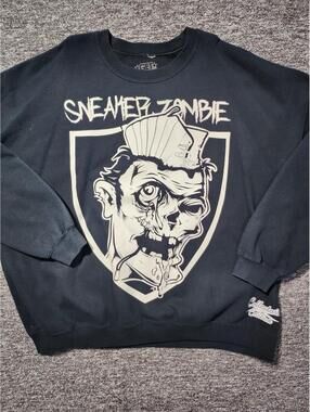 Get Famous Black Zombie Collector's Edition Graphic Sweatshirt Men's 3X